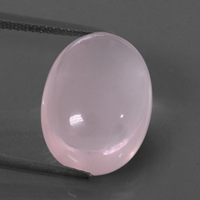 Cuarzo rosa rosa natural de 11,13 ct, transparente, transparente / translúcido
