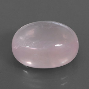 Cuarzo rosa rosa natural de 12,90 ct, transparente, transparente / translúcido