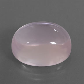 Cuarzo rosa rosa natural de 12,86 ct, corte óvalo, transparente
