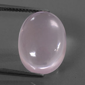 Cuarzo rosa rosa natural de 9,98 ct, corte óvalo, transparente