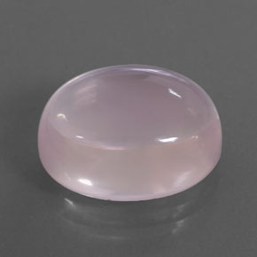 Cuarzo rosa rosa natural de 12,72 ct, corte óvalo, transparente