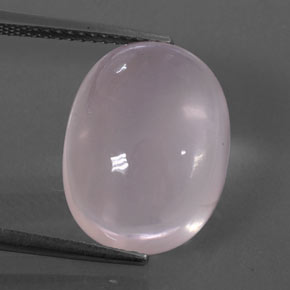 Cuarzo Rosa Rosa natural de 10.59 ct, Corte Óvalo, Transparente