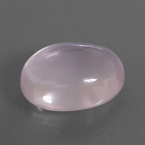 Cuarzo rosa rosa natural de 10,77 ct, corte óvalo, transparente