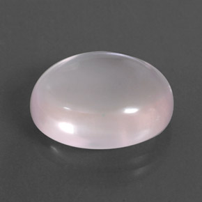 Cuarzo rosa rosa natural de 10,39 ct, corte óvalo, transparente