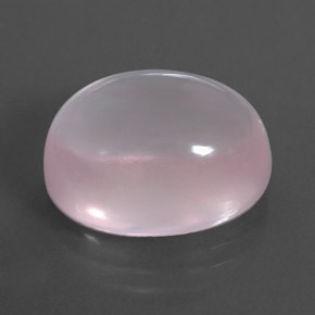 Cuarzo rosa rosa natural de 12,85 ct, transparente, transparente / translúcido