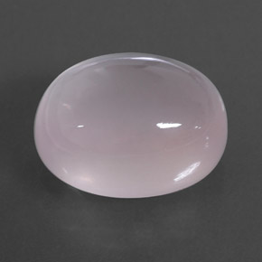 Cuarzo rosa rosa natural de 13,60 ct, transparente, transparente / translúcido