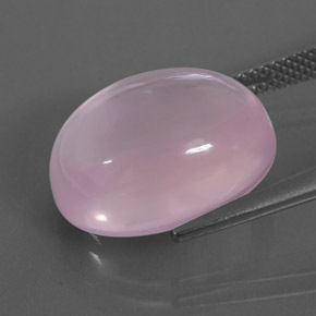 Cuarzo rosa rosa natural de 12,62 ct, transparente, transparente / translúcido
