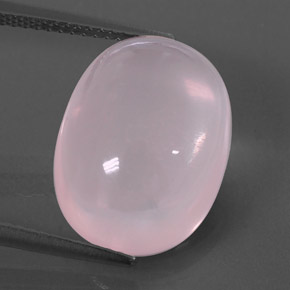 Cuarzo rosa rosa natural de 11,86 ct, transparente, transparente / translúcido