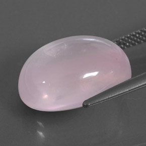 Cuarzo rosa rosa natural de 11,86 ct, transparente, transparente / translúcido