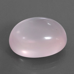 Cuarzo rosa rosa natural de 12,20 ct, transparente, transparente / translúcido