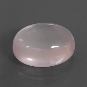 Cuarzo rosa rosa natural de 11,47 ct, corte óvalo, transparente
