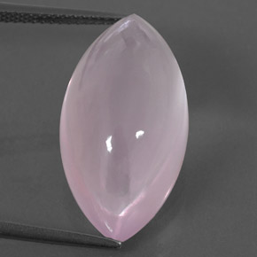 Cuarzo rosa rosa natural de 17,37 ct, transparente, transparente / translúcido