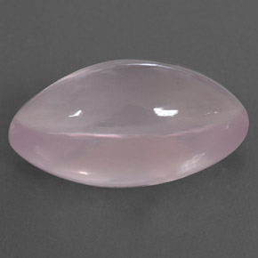 Cuarzo rosa rosa natural de 17,37 ct, transparente, transparente / translúcido