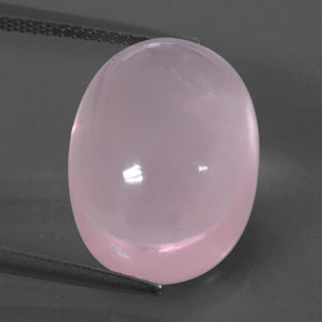 Cuarzo rosa rosa natural de 13,88 ct, transparente, transparente / translúcido