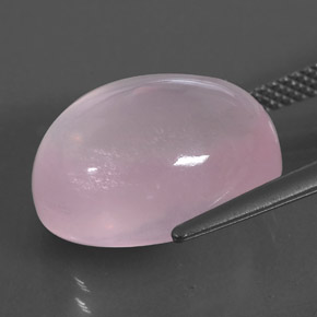 Cuarzo rosa rosa natural de 13,88 ct, transparente, transparente / translúcido