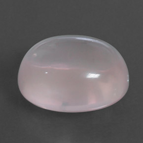 Cuarzo rosa rosa natural de 8,63 ct, corte óvalo, transparente