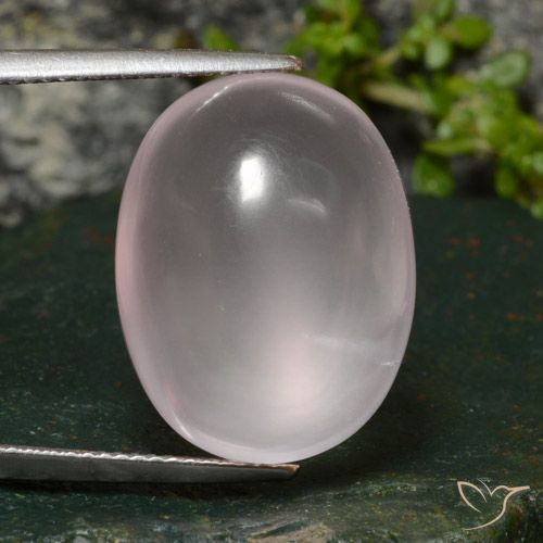 22.88ct Natural Rosado rosa muy claro Cuarzo rosa, Ovalada, Transparente