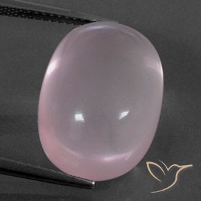 18.41ct Natural Rosado claro Cuarzo rosa, Ovalada, Transparente