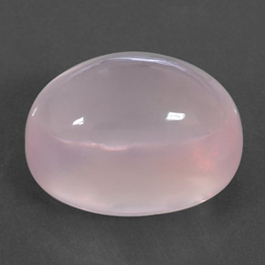 Cuarzo rosa rosa natural de 19,79 ct, transparente, transparente / translúcido