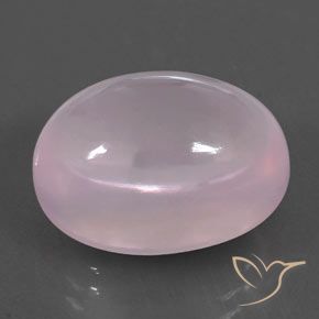 Cuarzo rosa Light Pink  natural de 19.02 ct, Ovalada, Transparente