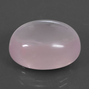 Cuarzo rosa rosa natural de 24,48 ct, corte óvalo, transparente