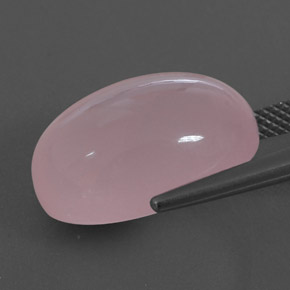 Cuarzo Rosa Rosado rosa medio natural de 18.02 ct, Transparente, Transparente / Translúcido