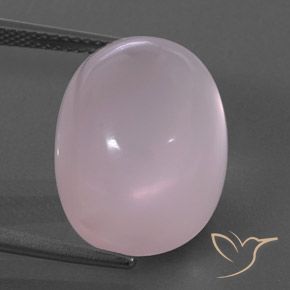 22.11ct Natural Rosado Bubblegum Cuarzo rosa, Ovalada, Transparente / Translúcido