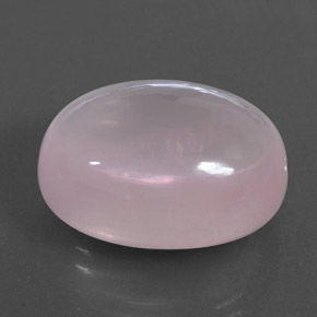 Cuarzo rosa rosa natural de 25,16 ct, corte óvalo, transparente