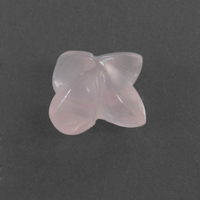 Cuarzo rosa rosa natural de 3,83 ct, transparente, transparente / translúcido