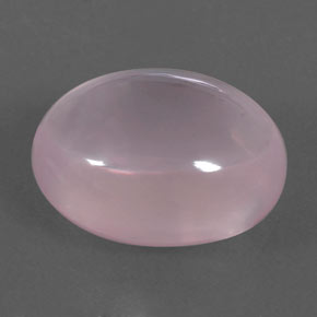 Cuarzo rosa rosa natural de 21,94 ct, corte óvalo, transparente