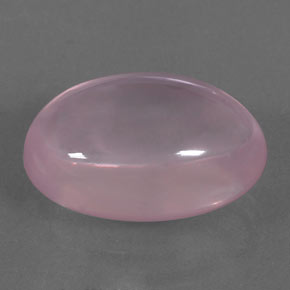 Cuarzo rosa rosa natural de 19,69 ct, corte óvalo, transparente