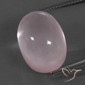 19.58ct Natural Rosado coral Cuarzo rosa, Ovalada, Transparente