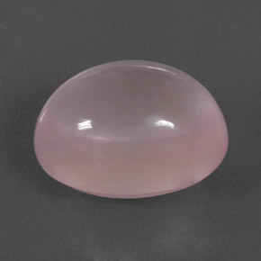 Cuarzo rosa rosa natural de 17,73 ct, corte óvalo, transparente
