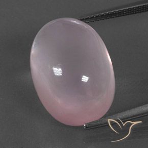 18.98ct Natural Rosado coral Cuarzo rosa, Ovalada, Transparente