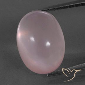 19.98ct Natural Rosado coral Cuarzo rosa, Ovalada, Transparente