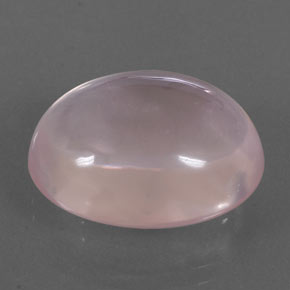 Cuarzo rosa rosa natural de 21,12 ct, corte óvalo, transparente