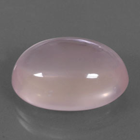 Cuarzo rosa rosa natural de 19,05 ct, corte óvalo, transparente