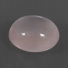 Cuarzo rosa rosa natural de 12,82 ct, corte óvalo, transparente