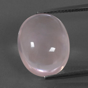 Cuarzo rosa rosa natural de 9,15 ct, corte óvalo, transparente