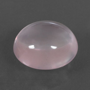 Cuarzo Rosa Rosado claro natural de 12.54 ct, Corte Óvalo, Transparente
