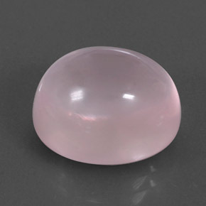 Cuarzo rosa rosa natural de 11,03 ct, corte óvalo, transparente