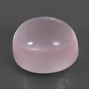 Cuarzo rosa rosa natural de 13,17 ct, corte óvalo, transparente