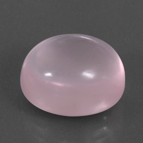 Cuarzo rosa rosa natural de 11,30 ct, corte óvalo, transparente