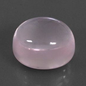 Cuarzo rosa rosa natural de 12,62 ct, corte óvalo, transparente