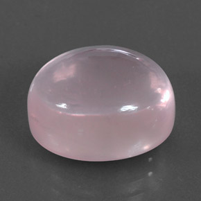 Cuarzo rosa rosa natural de 11,24 ct, corte óvalo, transparente