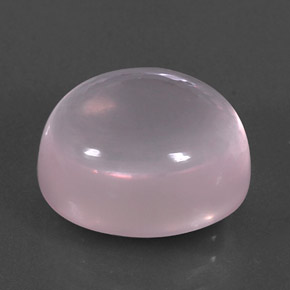 Cuarzo rosa rosa natural de 11,59 ct, corte óvalo, transparente