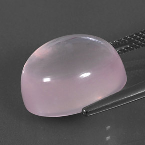 Cuarzo rosa rosa natural de 11,59 ct, corte óvalo, transparente