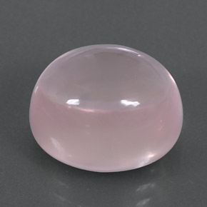 Cuarzo rosa rosa natural de 12,25 ct, corte óvalo, transparente