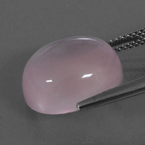 Cuarzo rosa rosa natural de 9,83 ct, corte óvalo, transparente