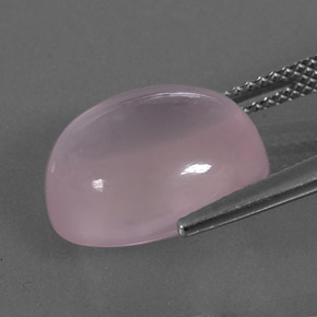 Cuarzo rosa rosa natural de 9,54 ct, corte óvalo, transparente